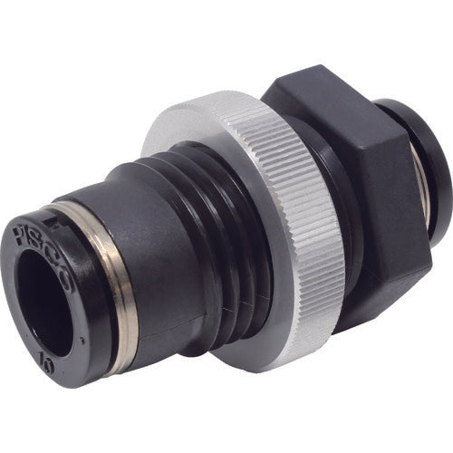 PISCO Tube Fitting Bulkhead Union P 10 x 10 PMP10 1 pc