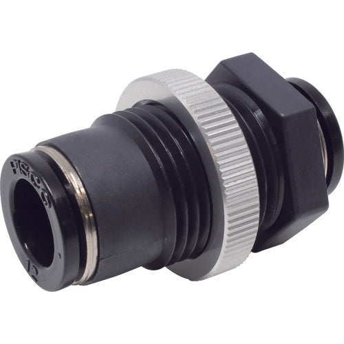 PISCO チューブフィッティング 隔壁ユニオンP 12×12 PMP12 1 個