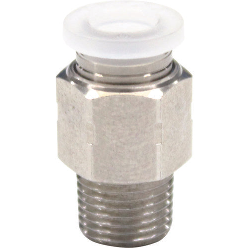 PISCO tube fitting straight PP type tube 6 connection diameter R1/8 SUS PPC6-01SUS 1 piece