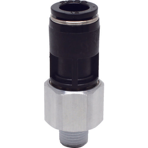 PISC 로터리 조인트 스트레이트 튜브 12 나사 R1/4 RC12-02 1개