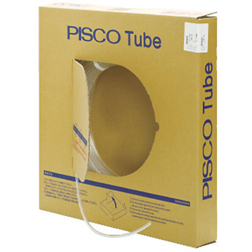 PISCO Urethane Tube, Transparent, 4 x 2.5, 20 m, UB0425-20-C, 1 roll