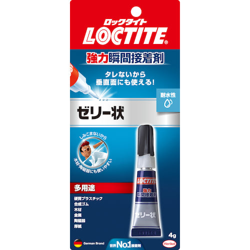 LOCTITE 강력한 순간 접착제 젤리 모양 4g LZR-004 1개