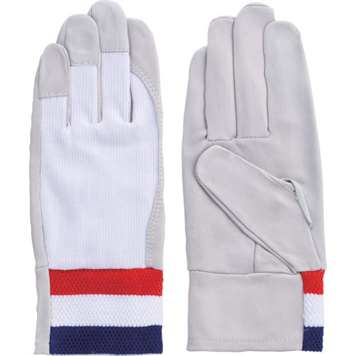 富士グローブ 牛本革手袋(袖口ゴムタイプ) F−806 白 M 5819 1 双