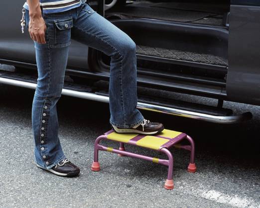 東光機材屋外用踏み台 ステップバイステップ ブラック