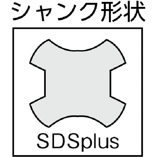 ミヤナガ デルタゴンビットSDSプラス サドルバンド用 Φ4.3×166mm DLSDS043SB 1 本