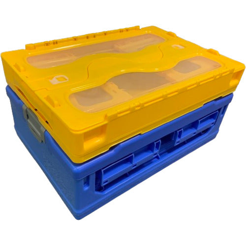 サンコー 折りたたみコンテナー 561290 コールドオリコンEP38B ブルー 56129000BL503 1 個