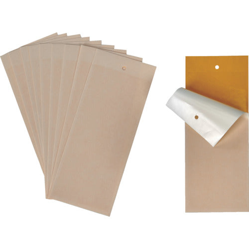 TRUSCO 両面捕虫シート(イエロー)10枚入 W100×H250(mm) DSCIS-10P 1 袋