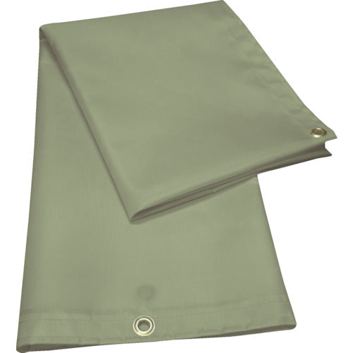 TRUSCO 火花養生シート(両面シリコンコーティング)1号 アースグリーン TCGK-1 1 枚