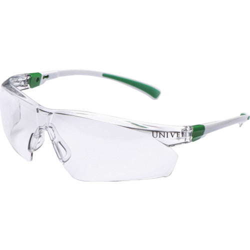 Univet Double Eye Protective Glasses 506UP White x Green 506U.03.00.00 1 pc