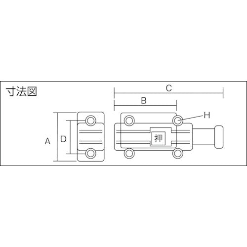 SOL 自動ラッチ40mmクローム 1000M-40 1 個