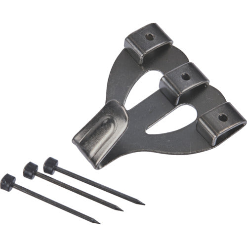 TRUSCO 석고 보드 목벽용 후크 3개 바늘 블랙 FRW-1003 1봉