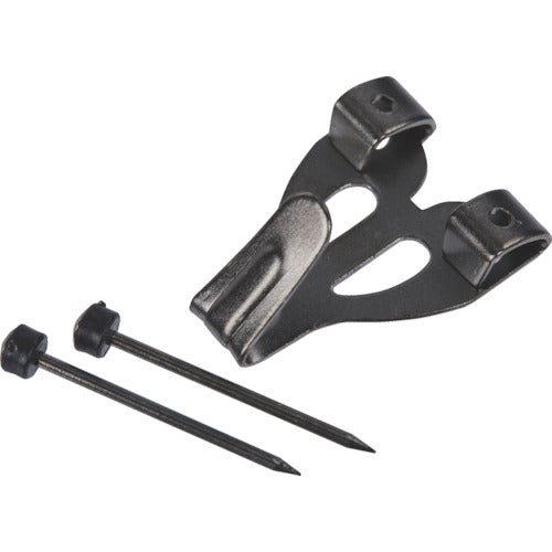 TRUSCO 石膏ボード木壁用フック 2本針 黒 FRW-1002 1 袋