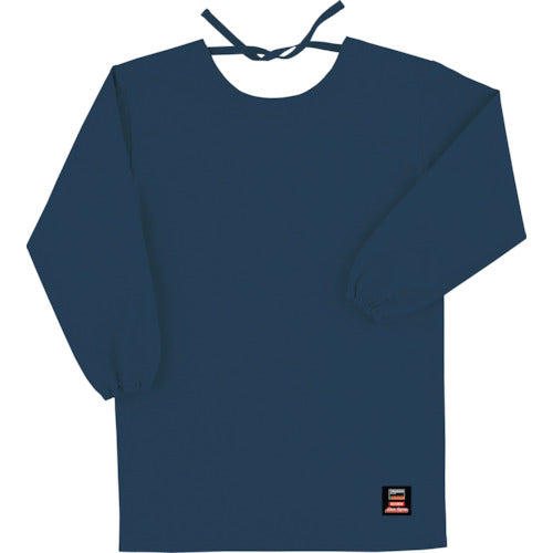 TRUSCO Flame-retardant Apron Long Navy (Max Dyna) APB-200F NV 1 piece