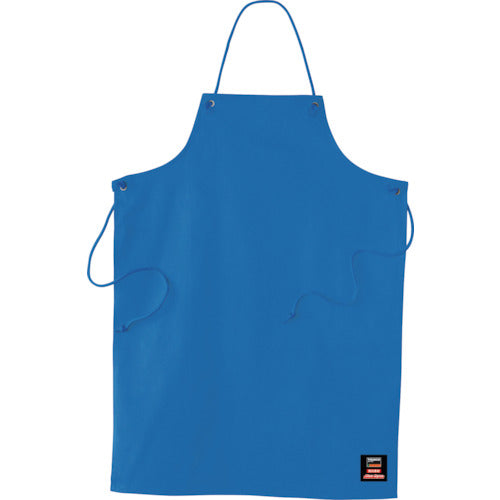 TRUSCO Flame-retardant Apron, Semi-long, Blue (Max Dyna) APB-002F BL 1 piece