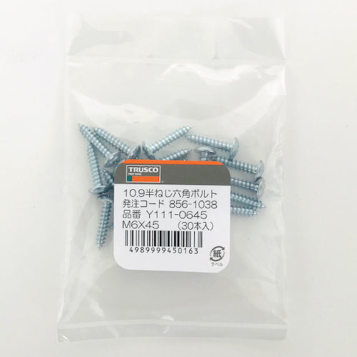 TRUSCO トラス頭タッピングねじ 1種A ステンレス M3×10 20本入 少量パック Y838-0310 1 袋