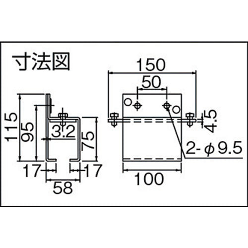 DAIKEN ドアハンガー ニュートン20横継受一連 N20-SBT 1 個