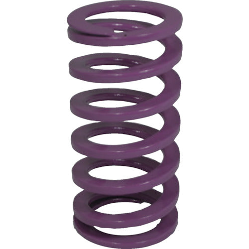 TRUSCO mold spring coil spring for very light loads, outer diameter 12Φ, free length 60mm, T-SSWC12-60, 1 piece