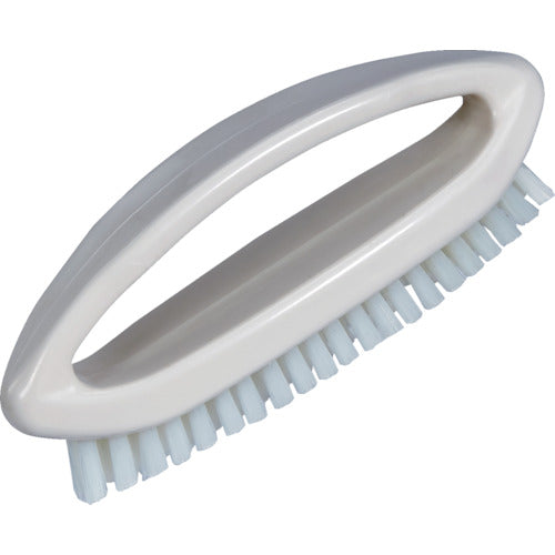 TRUSCO Hand Brush with Grip, HACCP Compliant, White, THB-GW, 1 pc