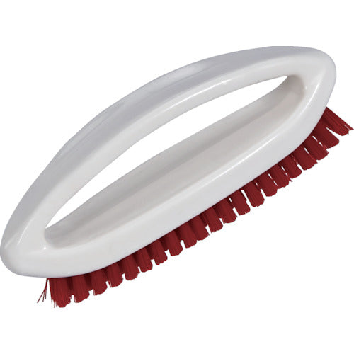 TRUSCO Hand Brush with Grip, HACCP Compliant, Red, THB-GR, 1 pc