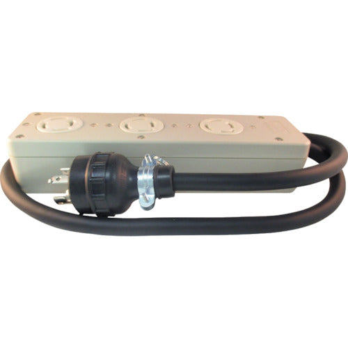 Meiko 3-port grounded plug 3P 1m MR2933 1 pc