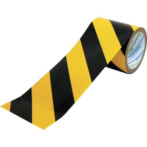 파이오란 재귀 반사 테이프 100mm×10m 옐로우/블랙 RF-30-YB-100 1권