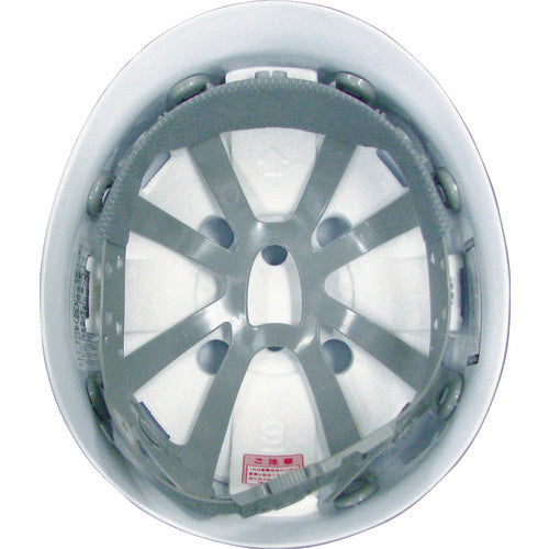 TRUSCO Helmet MP Type White DPM-148W 1 pc