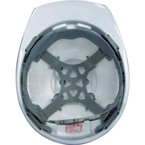 TRUSCO ヘルメット 前ひさし型 ホワイト DPM-0169W 1 個