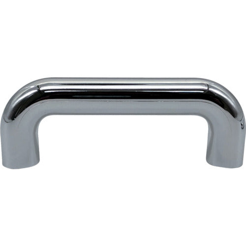 TRUSCO 둥근 막대 손잡이 ABS 수지 크롬 도금 전장 45mm 전고 28mm 피치 35mm 하공 깊이 15(B1 트러스 태핑 나사 4×30 2개 부착)