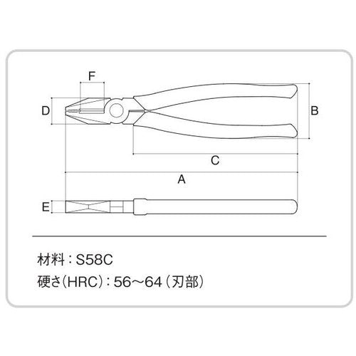 Three Peaks Light Pliers 200mm LP-200 1 piece