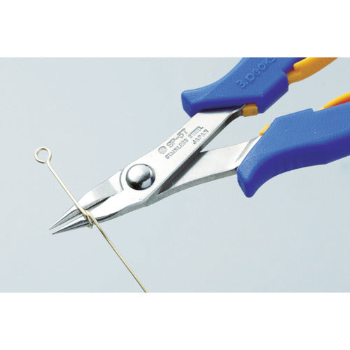 쓰리 피크스 스테인리스제 라운드 노즈 플라이어(스프링 부착) 140 mm SP-37 1 정