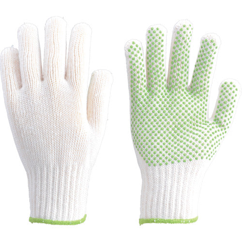 TRUSCO リサイクルすべり止め手袋 フリーサイズ DPM-PET75A 1 双