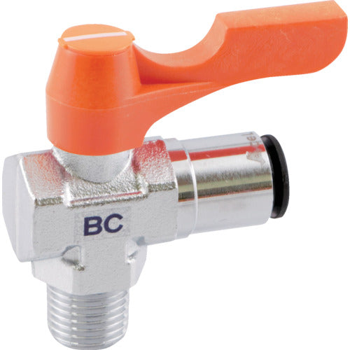 ASOH ボールバルブ エースボール チューブジョイント型 PT1/4×Φ8 BC-3208 1 個