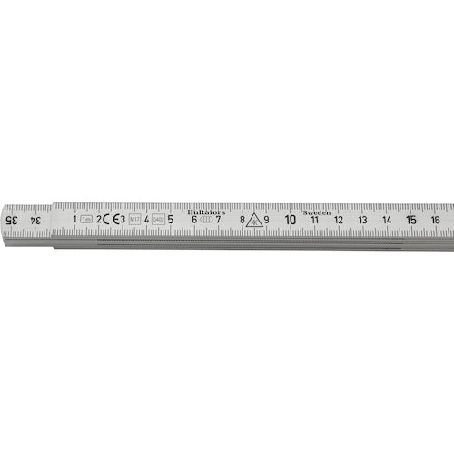 Haruta Hose Aluminum Folding Ruler 1m 6 Folds 150103 1 Piece