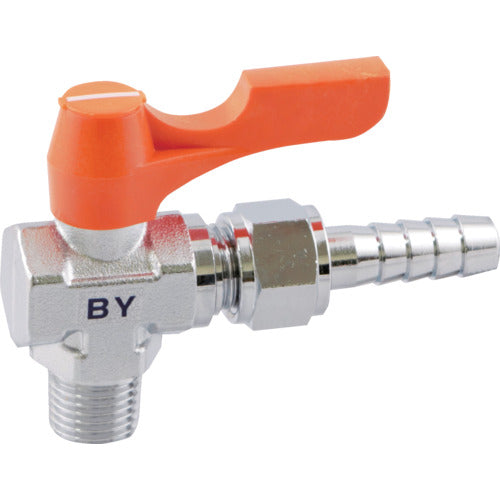 ASOH Ball Valve Ace Ball Hose Joint Type PT3/8 x φ10.5 BY-3310 1 pc