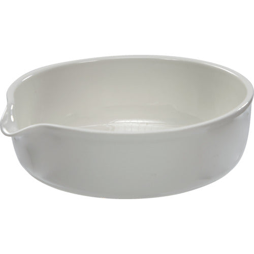 TRUSCO Flat-bottom evaporating dish, outer diameter 106 mm, FBED-105, 1 piece