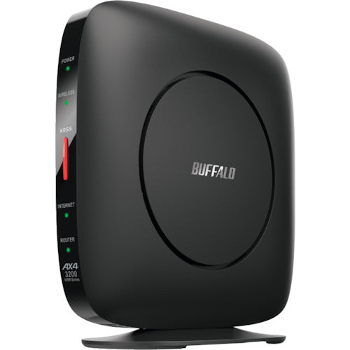 BAFFALO Wireless LAN Base Station 11ax/ac/n/a/g/b 2401+800Mbps Black WSR-3200AX4S-BK 1 unit