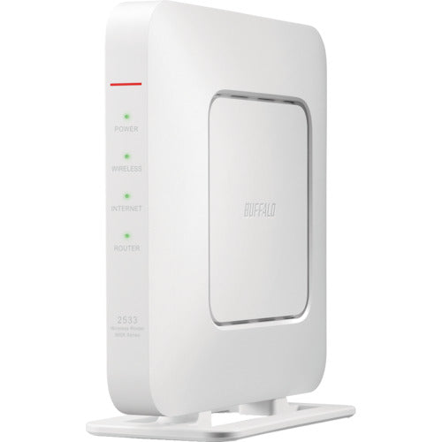 BAFFALO Wireless LAN Base Station 11ac/n/a/g/b 1733+800Mbps White WSR-2533DHPLS-WH 1 unit