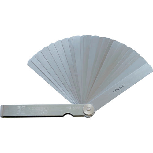 SK Gap Gauge Thickness Gauge 100MZ 100mm 25 pieces Thickness 0.03-1.00mm 100MZ 1 piece