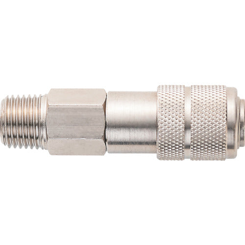 Junkosha Small one-touch coupling Male socket R3/8 MS-M3/8 1 pc