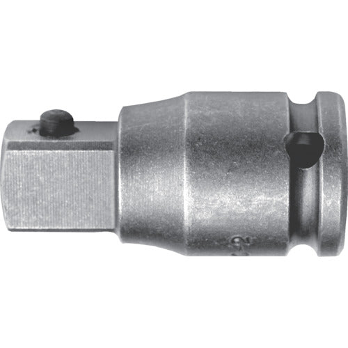 ASW Impact Socket Adapter, 9.5mm Concave x 6.35mm Convex Drive, 004101, 1 pc