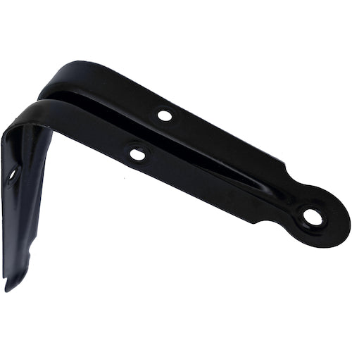 K.G.Y L-shaped shelf bracket 75 x 100 black LL-BB075 1 piece