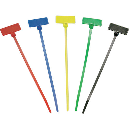 TYTON 마킹 타이 태그 첨부・66나일론 레드 IT18FL-RED 1봉