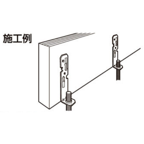 DAIDOHANT 원터치 너트 부착 걸이 (키노시타 땅) (W) 22x (H) 105mm 10177029 1 개