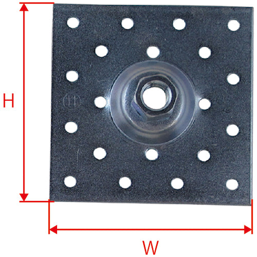 DAIDOHANT Anchor plate base (W) 70 x (H) 70 mm 10177079 1 piece