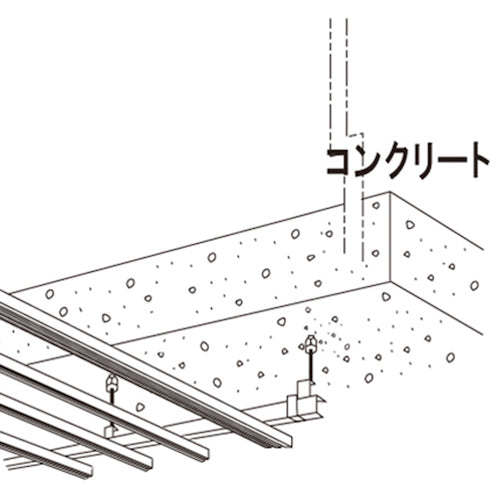 DAIDOHANT 콘크리트 행거 (콘크리트) (호칭) M6.2x (길이) 39mm 10177044 1 개