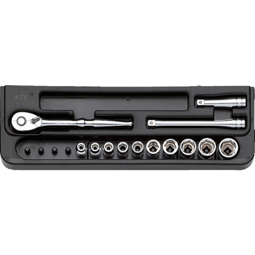 KTC 6.3 sq. Socket Wrench Set (13 pieces) 1/4 inch drive TB210B 1 S