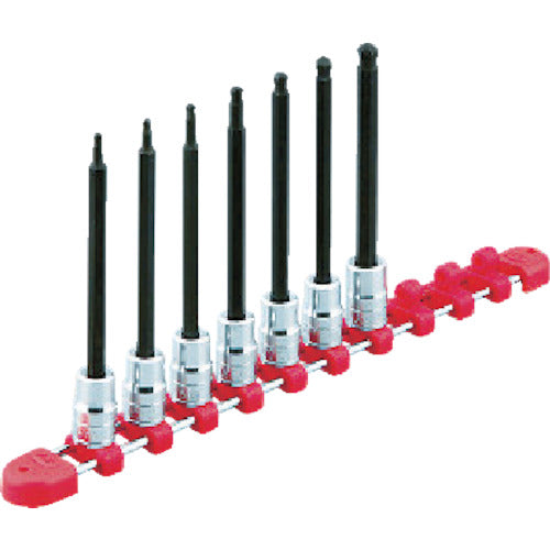 KTC 9.5sq.ロングヘキサゴンビットソケットセット(9コ組) ロングタイプ インチ TBT3L09BH 1 S