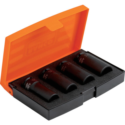버코 1/2” 딥 임팩트 소켓 세트 4PCS(17/19/22/24mm) K7806M/S4 1 S