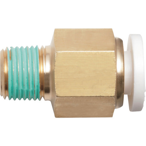 윤공사 원터치 피팅 W 시리즈 니플 12mm PT1/2 WN-12-04 1개