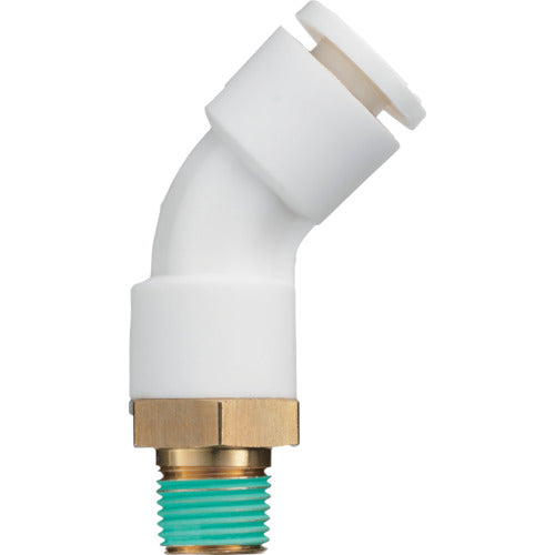 Junkosha One-touch fitting W series 45° elbow 10mm PT1/2 WL45-10-04 1 pc